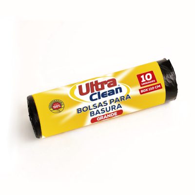 Bolsa de basura Ultra Clean 80 x 110, 10 unidades