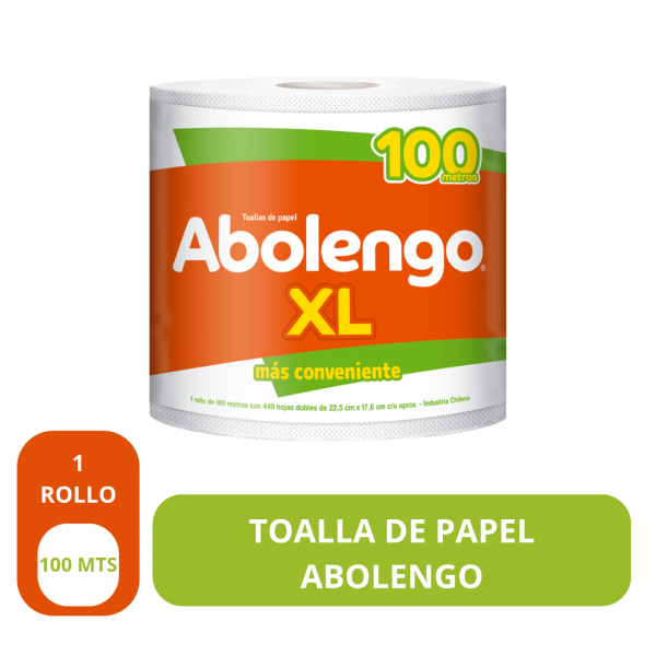Toalla de Papel Abolengo 1 rollo 100 metros