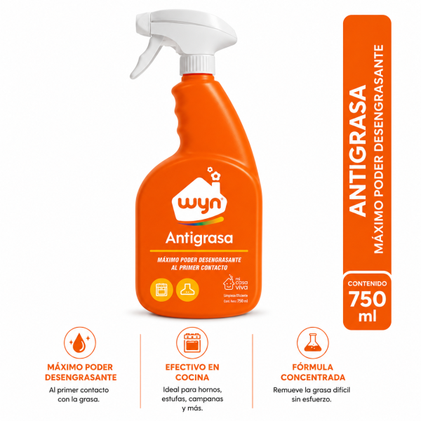 Linea Wyn Antigrasa Wyn 750 ml - CAMELL STORE