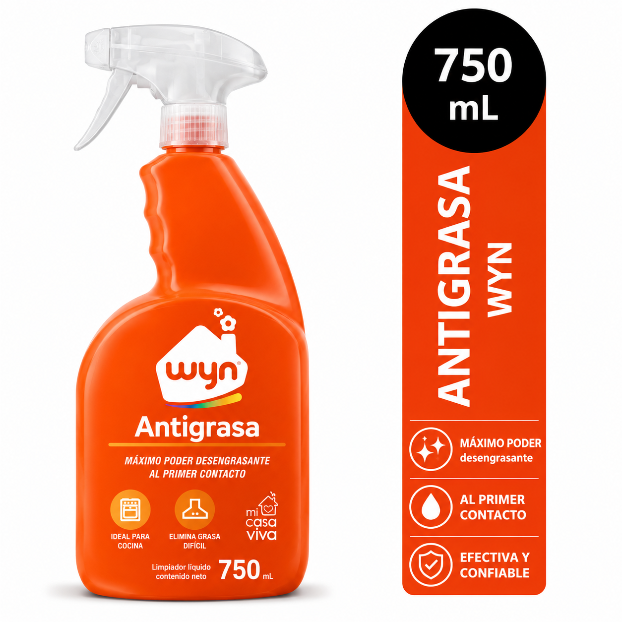 Linea Wyn Antigrasa Wyn 750 ml - CAMELL STORE