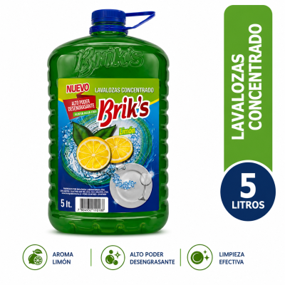 Lavalozas Concentrado Limón Briks 5 LITROS