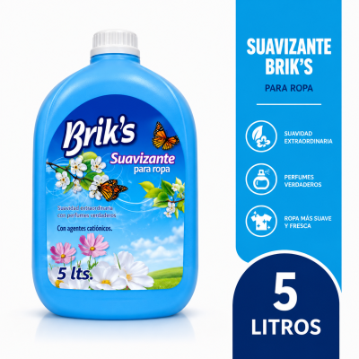 Suavizante de Ropa Briks 5 litros
