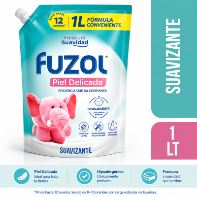 Suavizante Fuzol Piel Delicada 1 litro