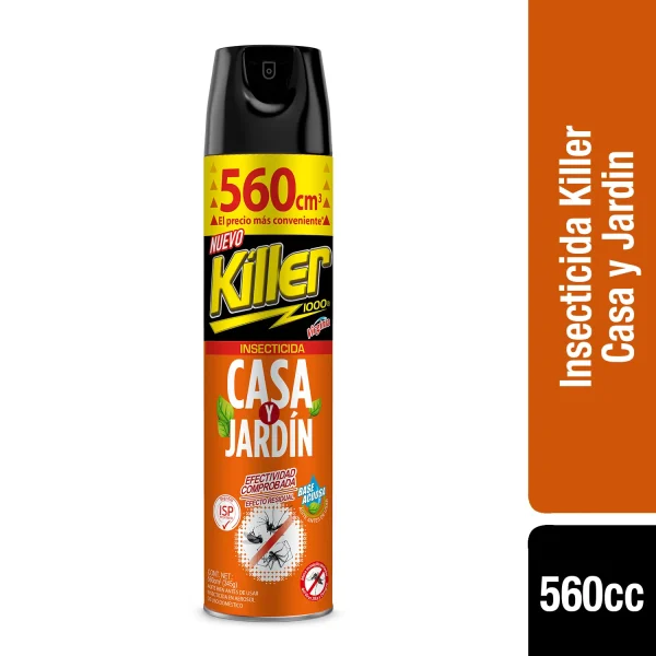 Insecticida Casa y Jardín Killer 560 cc