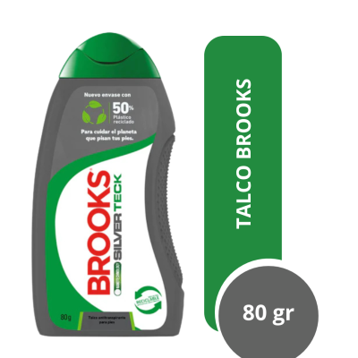 Talco para Pies Brooks 80 gramos