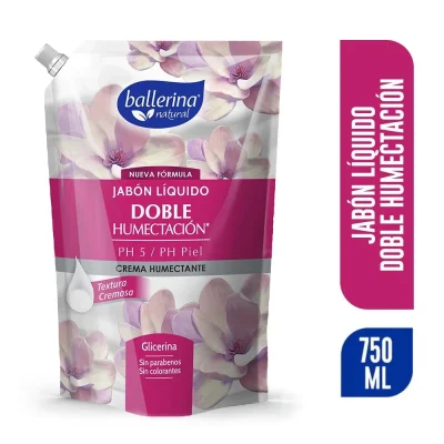 Jabón Líquido ballerina Doble Humectación 750 ml