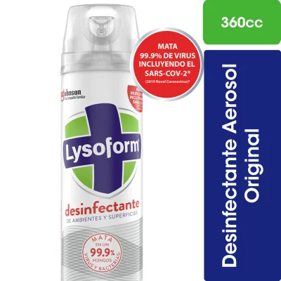Aerosol Desinfectante Lysoform 360 cc