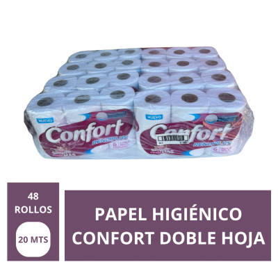 Manga Papel Higiénico Confort Hotelero 48 rollos 20 metros