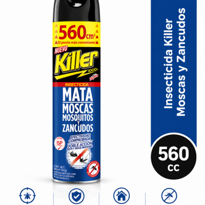 Insecticida Mata Moscas y Zancudos Killer 560 cc