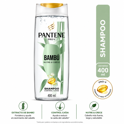 Shampoo Bambú Pantene 400 ml