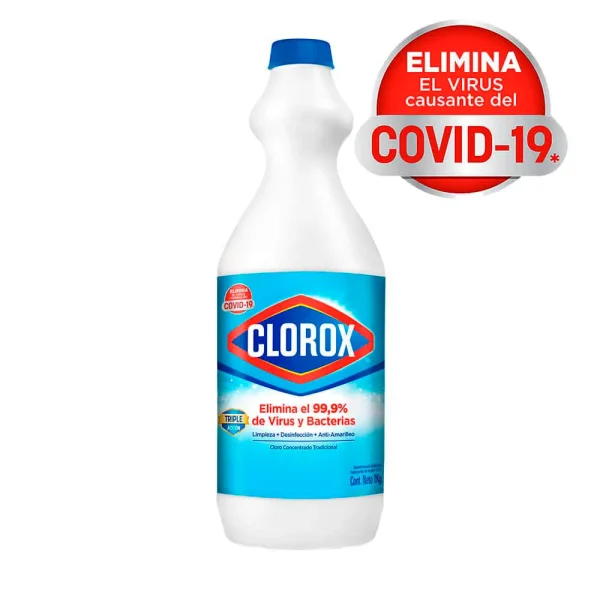 Cloro Líquido Clorox 1 litro