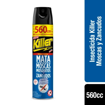 Insecticida Mata Moscas y Zancudos Killer 560 cc