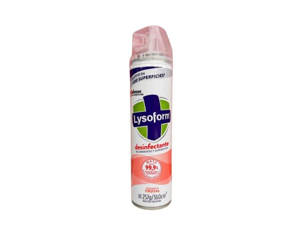 Aerosol Desinfectante Lysoform Frutal 360cm3