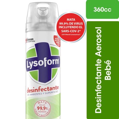 Aerosol Desinfectante Bebé Lysoform 360cm3