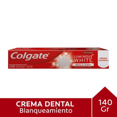 PASTA DENTAL COLGATE LUMINOUS WHITE 140 GRAMOS