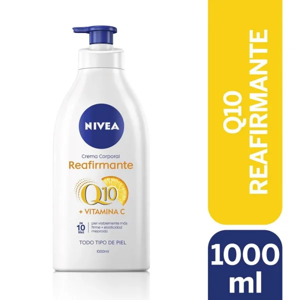 crema nivea q10 reafirmante 1 litro