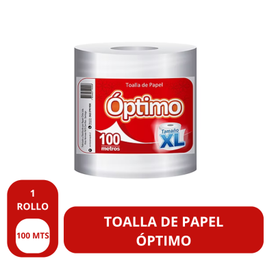 toalla de papel optimo 1 rollo 100 metros