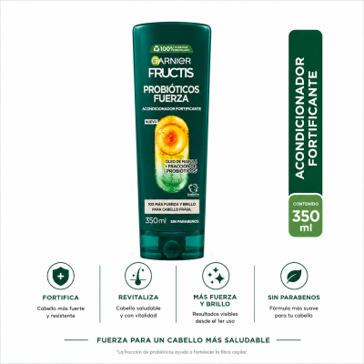 ACONDICIONADOR FRUCTIS PROBIÓTICOS FUERZA 350 ML