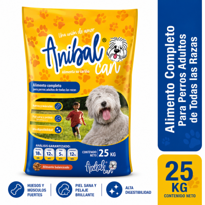 ALIMENTO PERRO ANIBAL CAN 25 KILOS