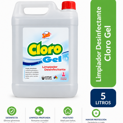 CLORO GEL 5 LITROS