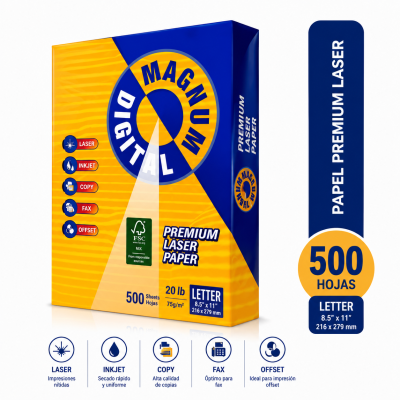 RESMA TAMAÑO CARTA 500 HOJAS