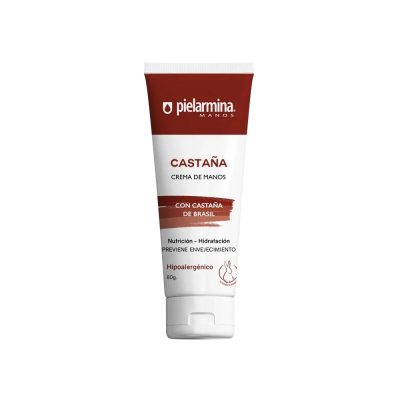 CREMA DE MANOS CASTAÑA PIELARMINA 80G